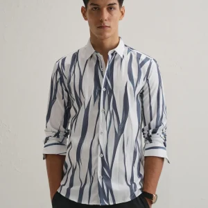 Abstract Grey Shirt