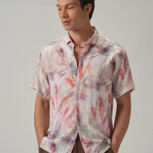 Multi Stroke Printed Shirt