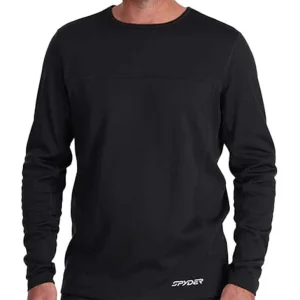 Spyder Mens Charger Crew Black